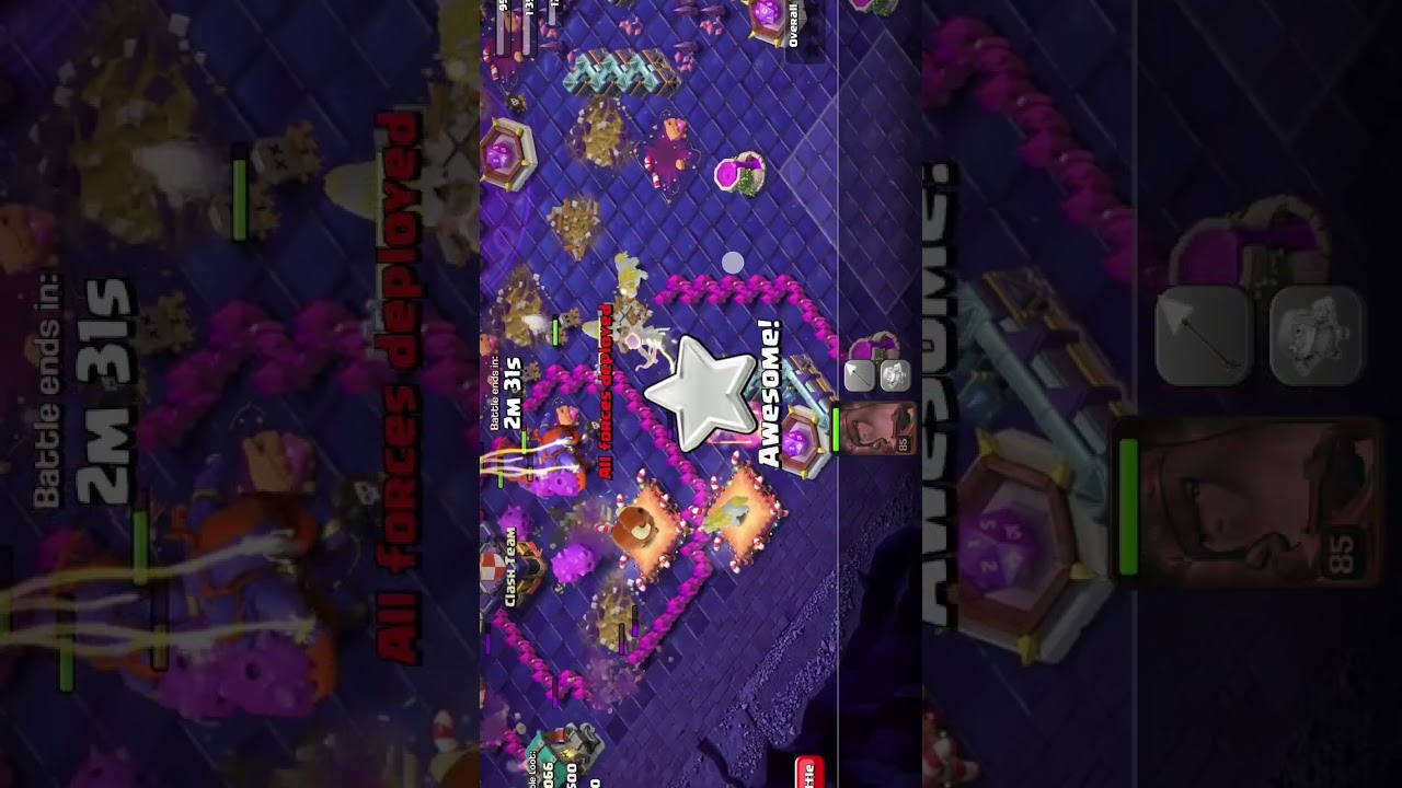 cosmic challenge easy 3 stars #sugarbuu #clashofclans #coc #cocshort #cosmicchallenge