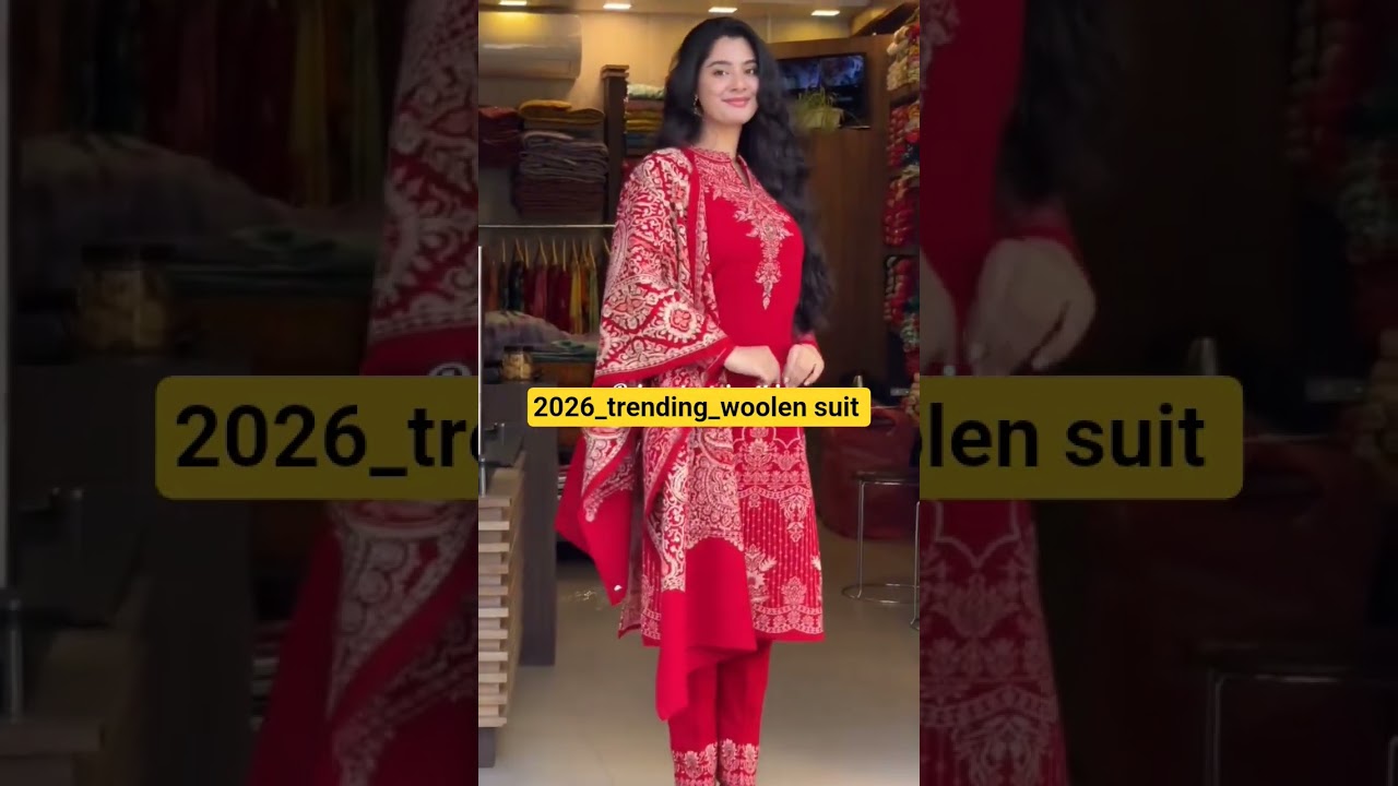✔️2026 special trending woolen suit डिजाइन 🌺#winter #fashion #2026 #suit #shorts