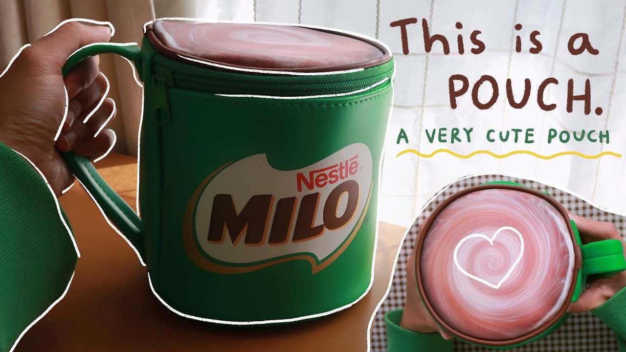 What’s In My Stationery Pouch (MILO mug version lol)  💚 | Rainbowholic