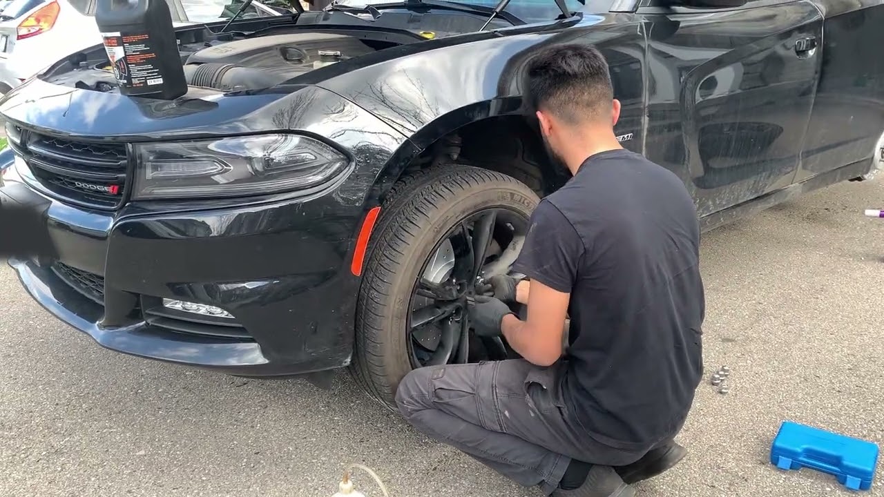 DIY Brake Replacement for Dodge Charger 2018 | Ceramic Pads & Drilled Rotors Tutorial