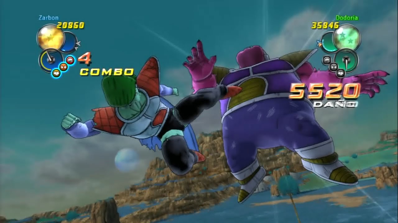 DBZ Ultimate Tenkaichi - Zarbon vs Dodoria