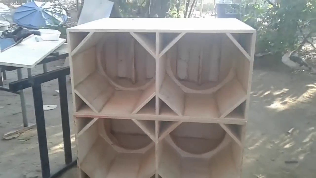 COMO FAZER CAIXA DE GRAVE PARA PAREDÃO (2) ETAPA