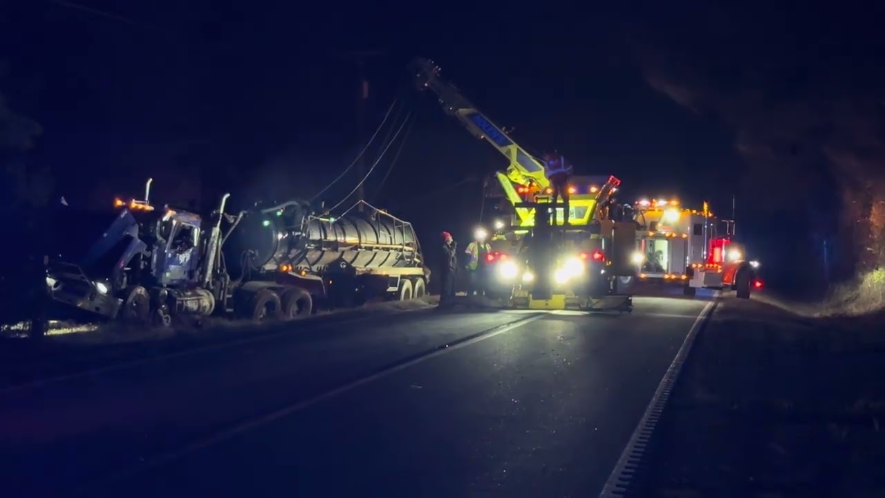 Roadside Rescue: Semi Truck Recovered From Ditch