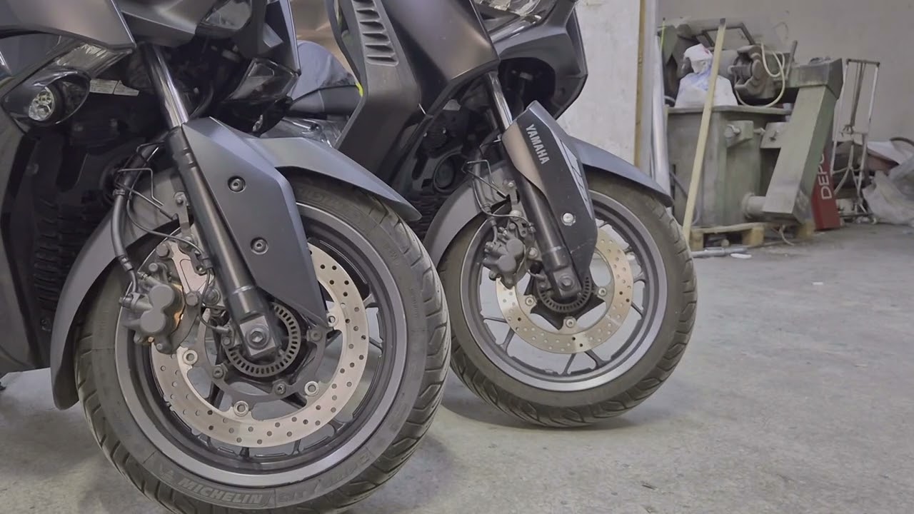 Xmax 300 ve Xmax 250 ler için fren diski büyütme #xmax300 #xmax250 #diskbrake