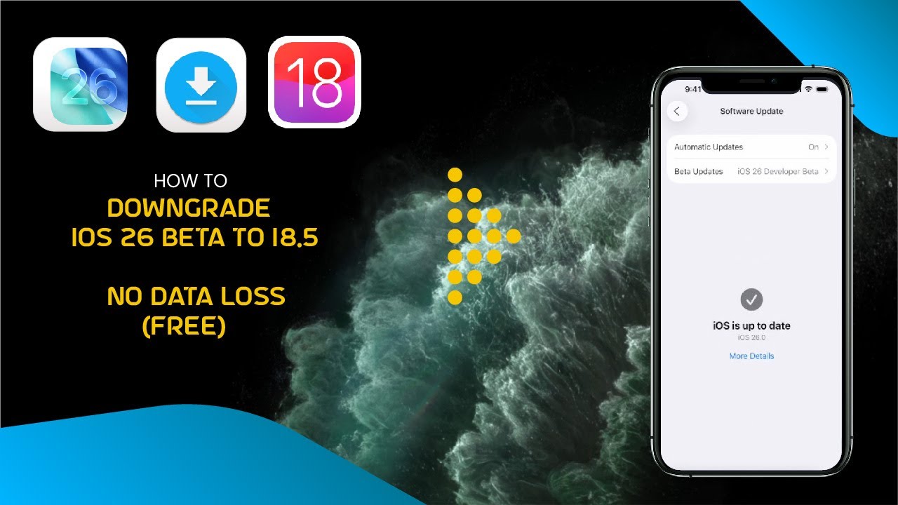 Как понизить версию iOS 26 до 18 без потери данных с помощью MAC | Удаление iOS 26 Beta