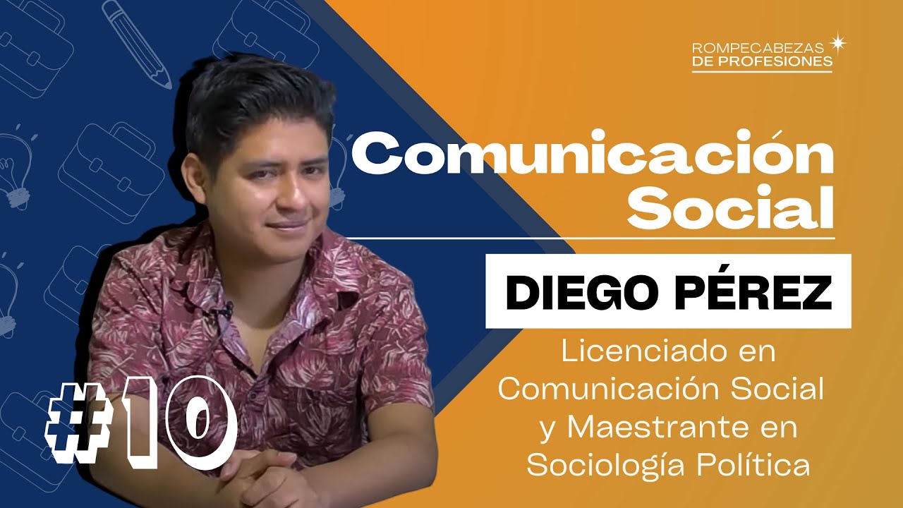 Hablemos de la carrera de Comunicación social 🎙️🗞️📺🎥con el Msc Diego Perez