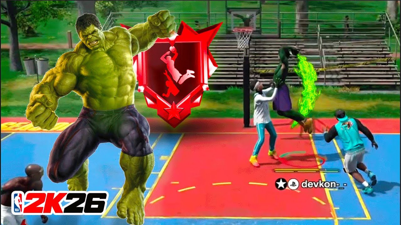 *НОВЫЙ* 7-ФУТОВЫЙ ХАЛК СЛИШКОМ ДОМИНИРУЮЩИЙ в NBA 2K26.. (7'0 SLASHER)