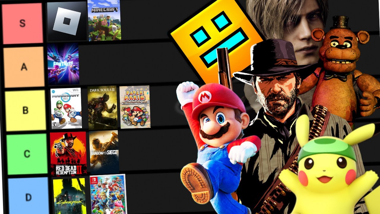 RANKING EVERY VIDEO GAME I'VE EVER PLAYED (300+)