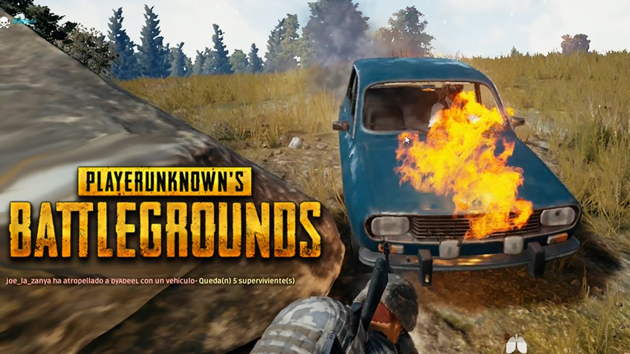 LE ATROPELLA UN COCHE EN LLAMAS!! PLAYERUNKNOWN'S BATTLEGROUNDS