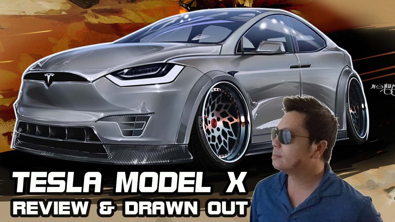 The New 2024 Tesla Model X with Widebody Kit - Review & Drawn Out!