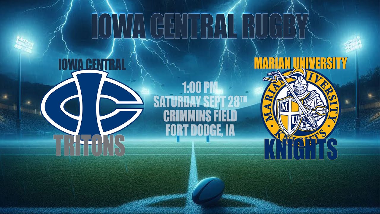 Iowa Central Rugby: Tritons vs Marian University Knights (9/28/2024)