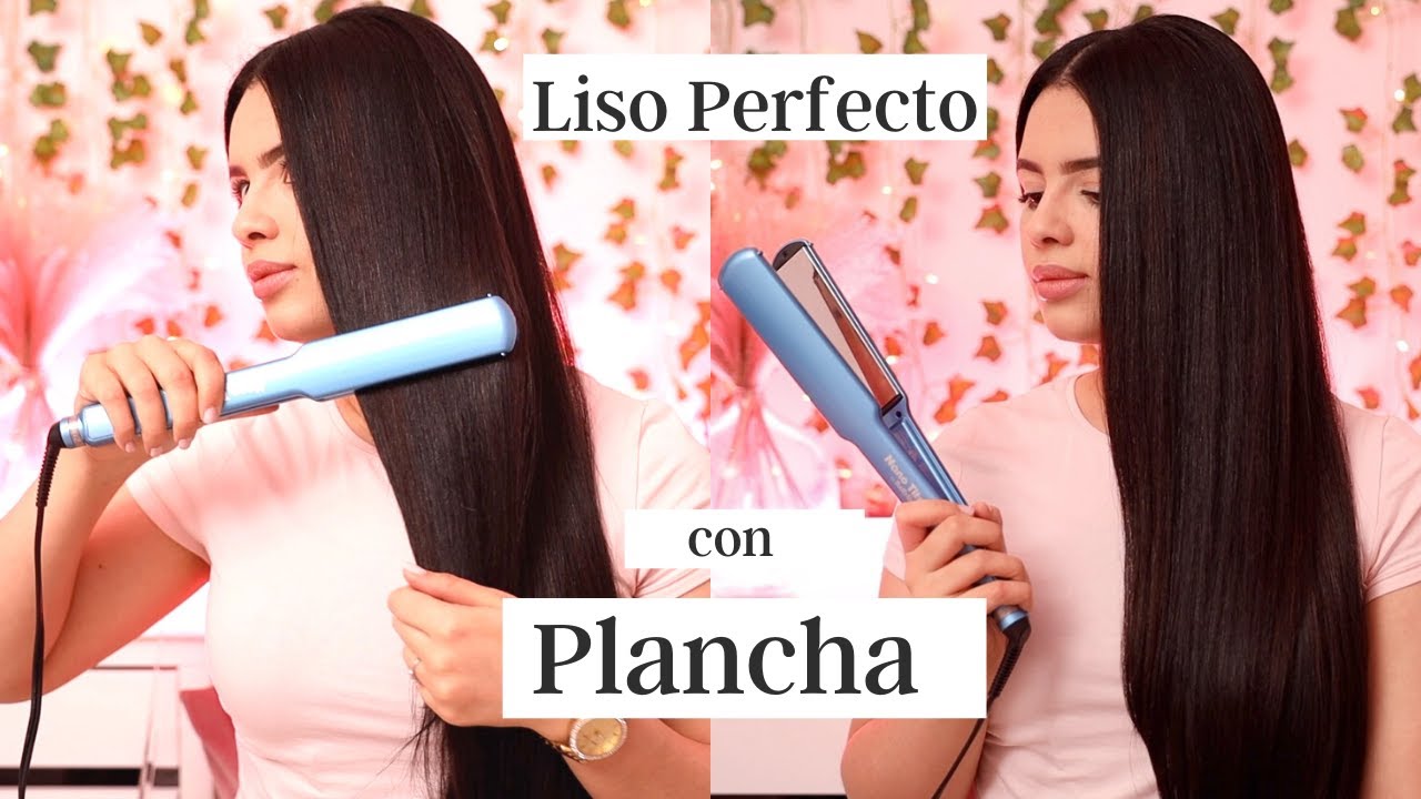 Cabello Liso Y perfecto con plancha BabylissPRO