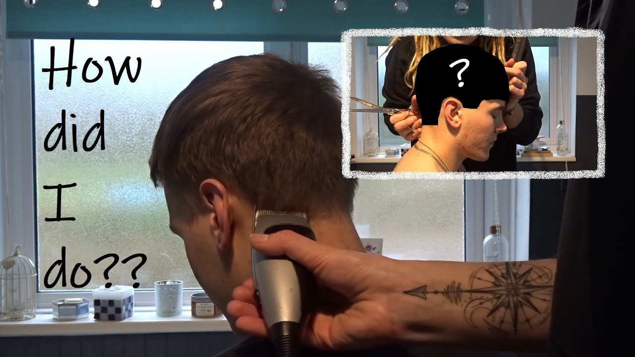 ♥ ASMR ♥ My first attempt at cutting hair... • (Clippers & Scissors)