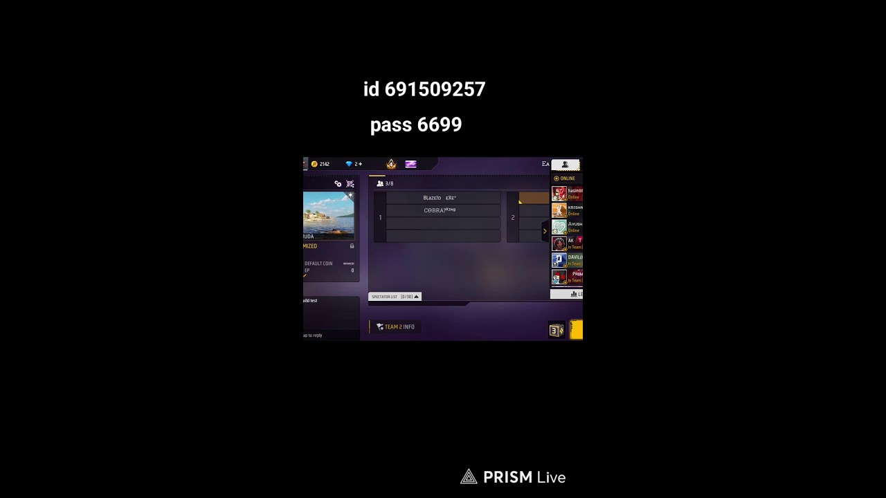 1. **FREE FIRE LIVE  GUILD TESTING 😱 | YOUTUBER KA V BADGE GUILD | GUILD TEST LIVE**.