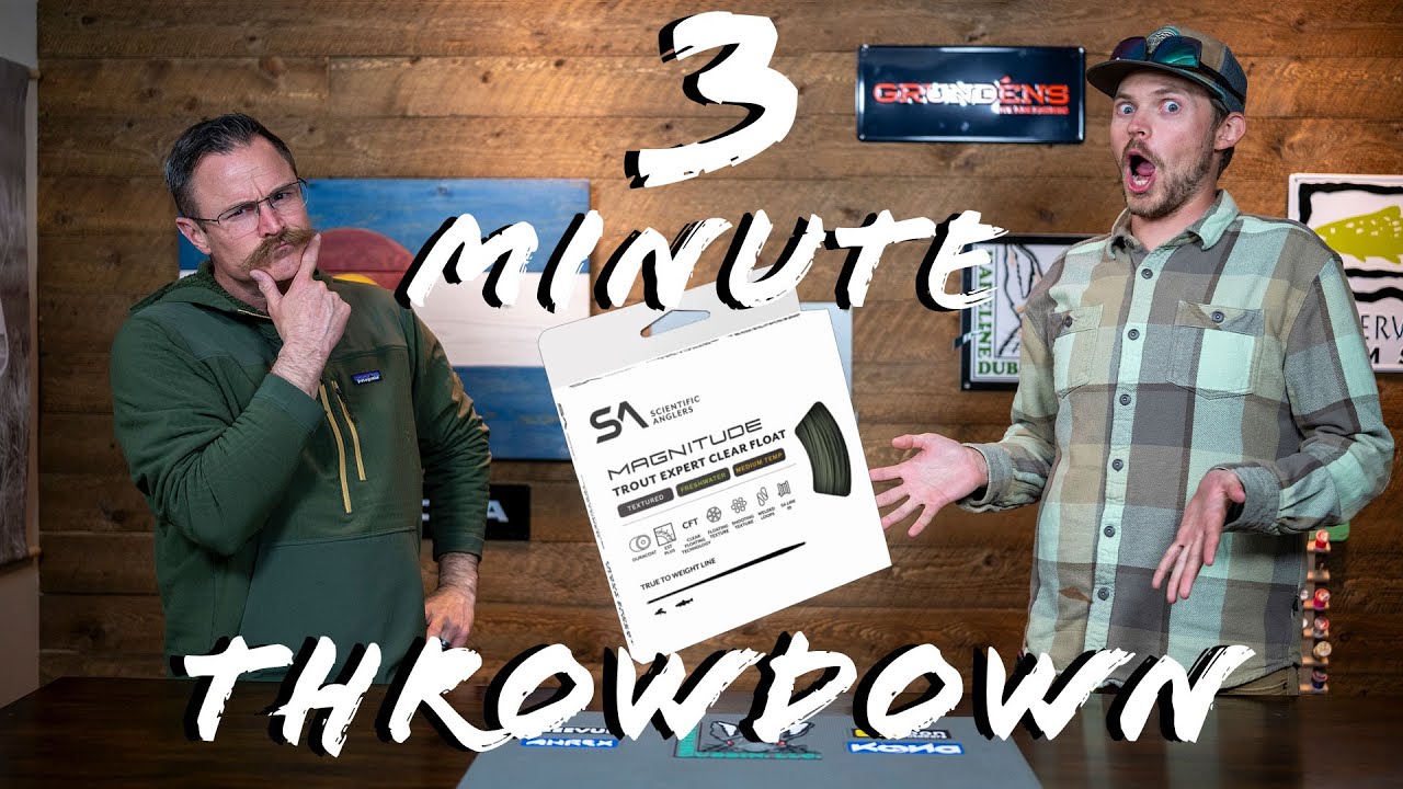 SA Magnitude Trout Clear Tip Fly Lines | 3 Minute Throwdown #3