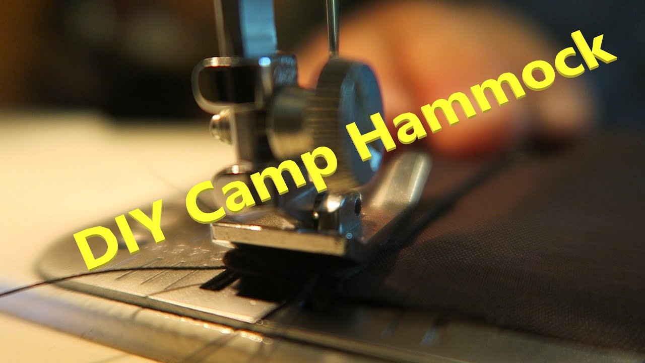 DIY camping hammock in under 5 mins
