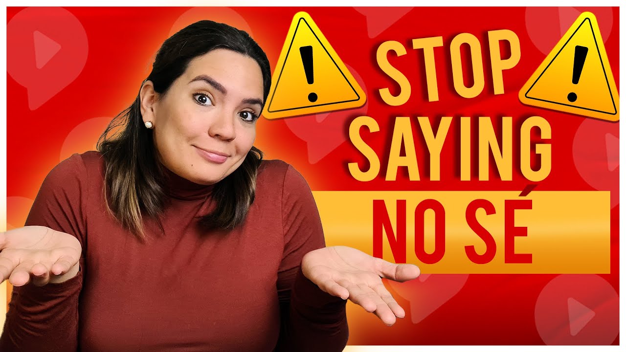 STOP Saying “No Sé” in Spanish, say THIS Instead (9 alternatives)