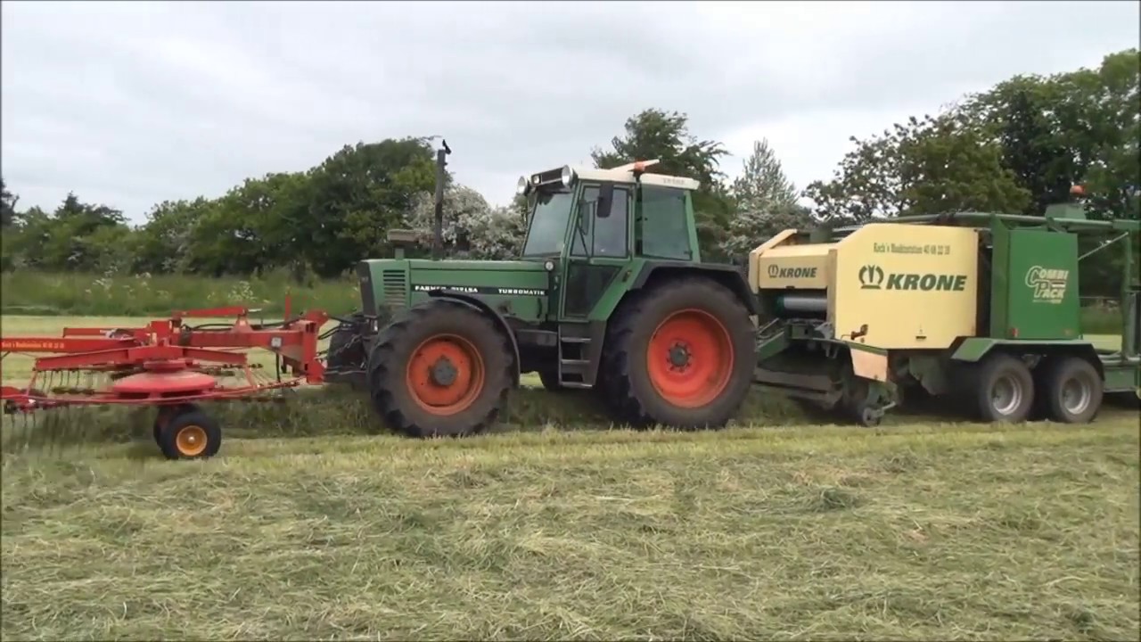 Fransgård Film TI 6000Fl Front rake with Baler
