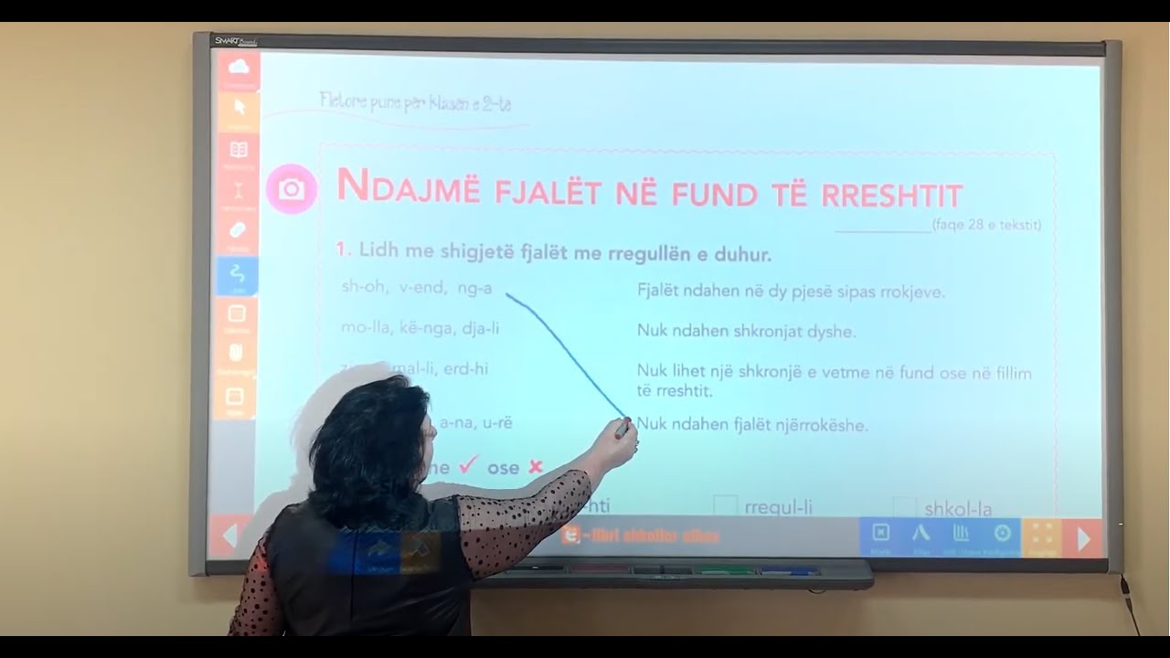 Libri i digjitalizuar Fletore pune Gjuha shqipe 2, Tema: Rikujtojme dhe ushtrohemi