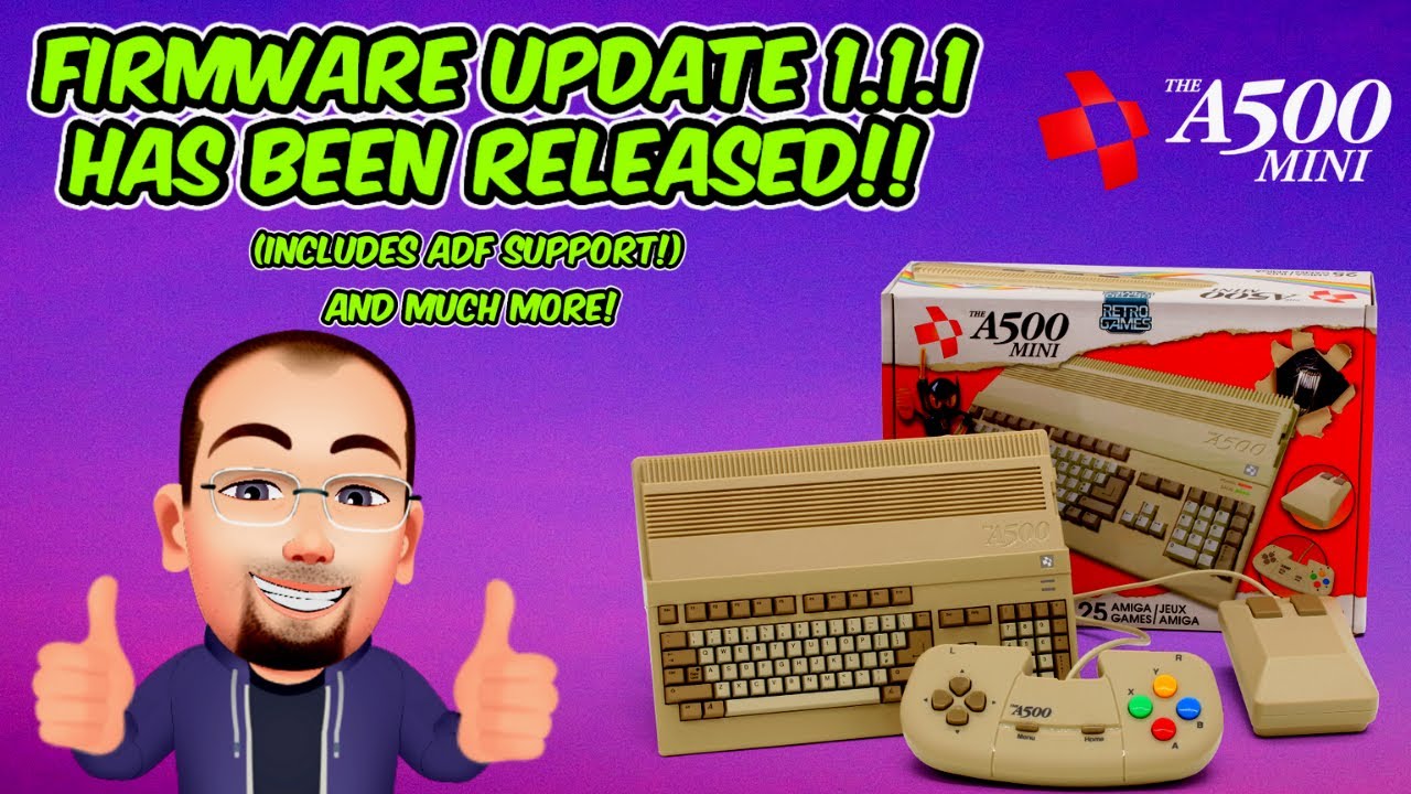 The A500 Mini Firmware Update RELEASED! Installation Guide And ADF Test Inc Championship Manager 93!