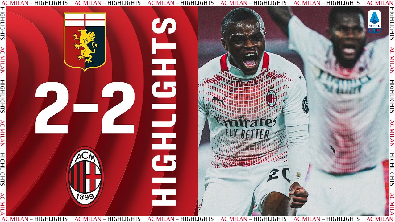Highlights | Genoa 2-2 AC Milan | Matchday 12 Serie A TIM 2020/21