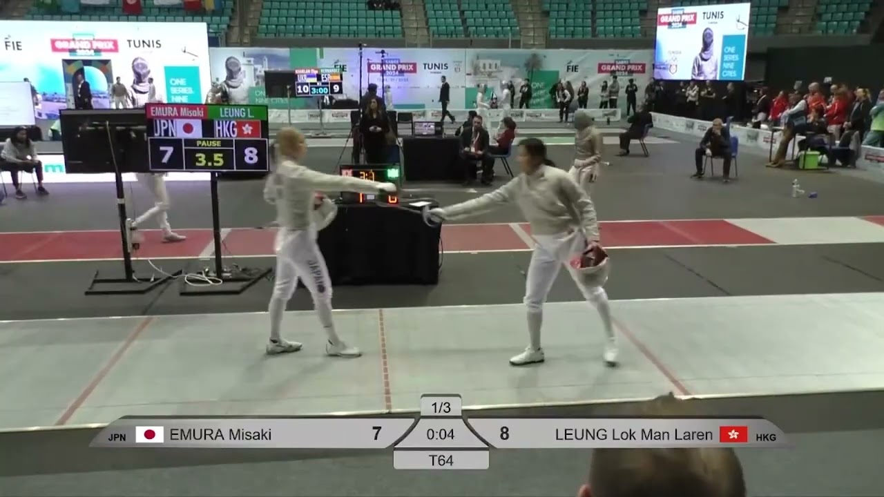 Tunis Grand Prix 2024 SWS - L64 - Emura Misaki JPN v Laren Leung HKG