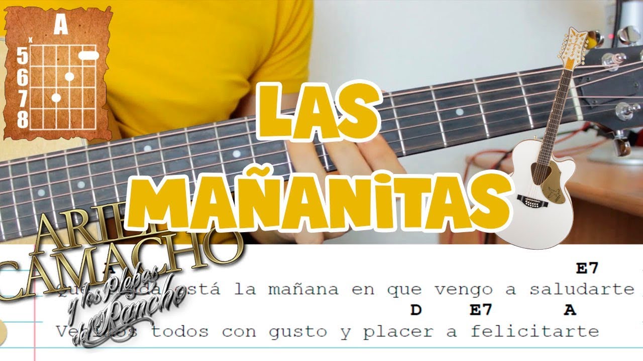 Las mañanitas - Ariel Camacho - Guitarra Armonia Tutorial