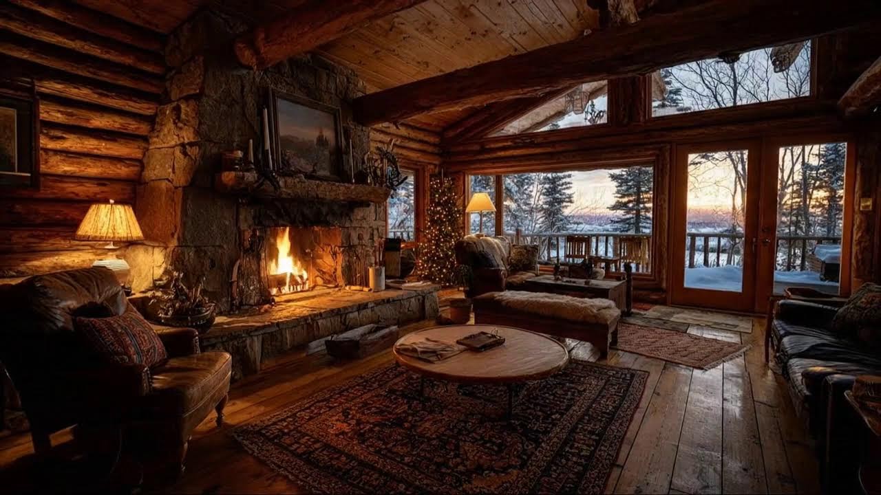 Cozy Cabin Jazz 🏡✨ | Live Midday Background Music for Calm Focus & Relax