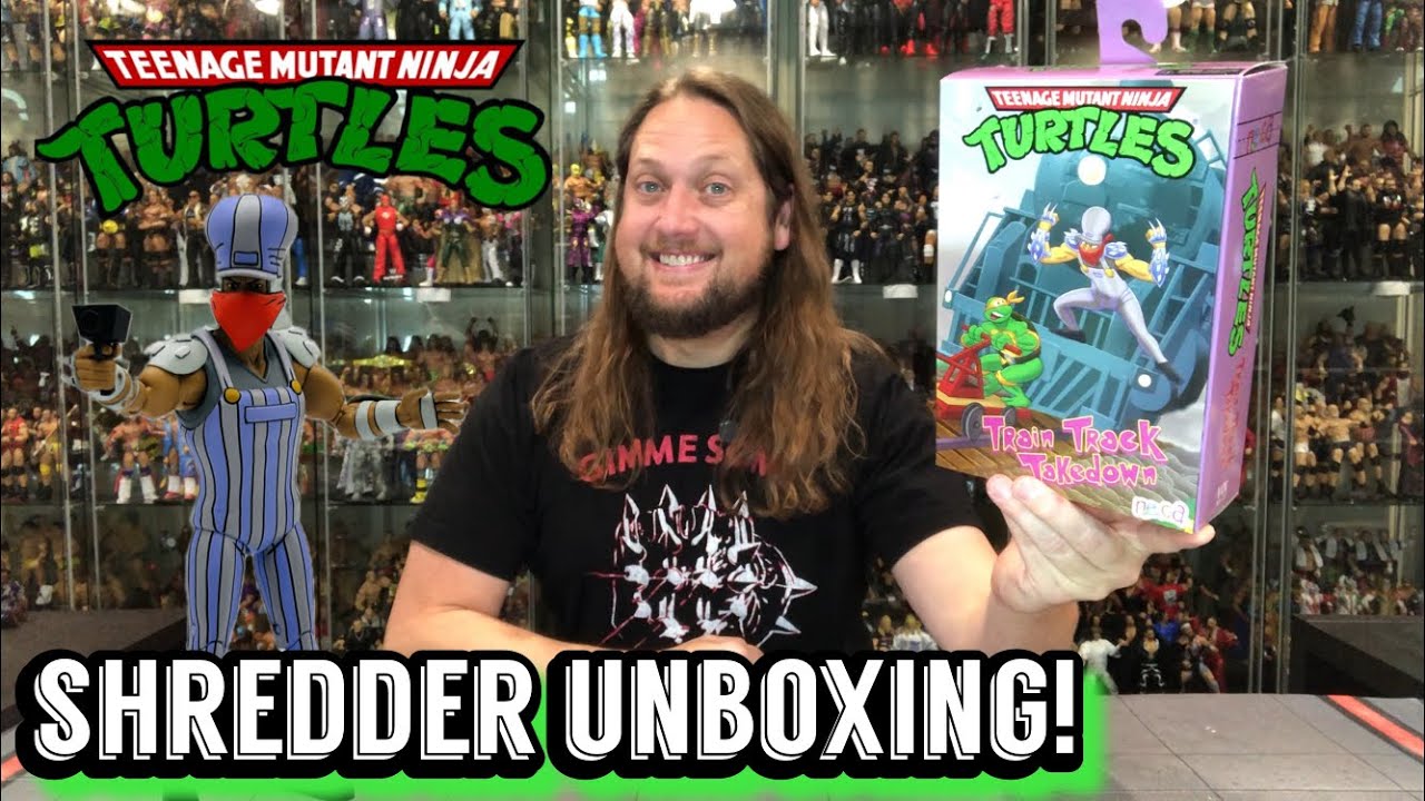 Shredder At The Train Tracks NYCC NECA Teenage Mutant Ninja Turtles Unboxing!