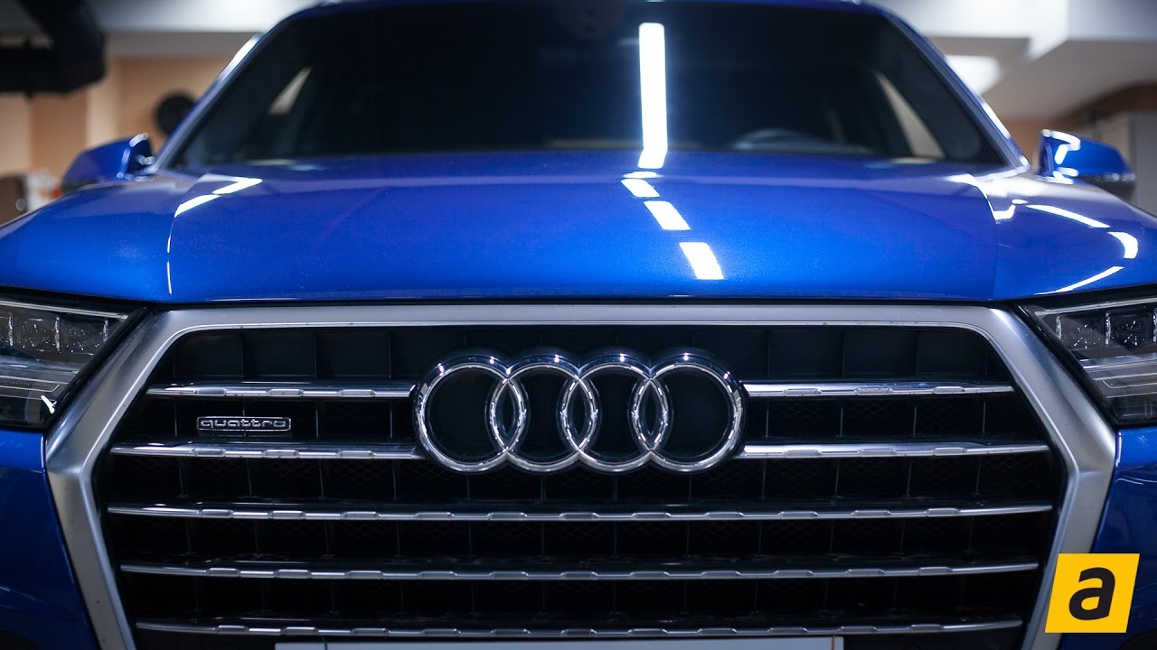 Autosecurity: Детейлинг - Ремонт вмятины без покраски и локальная полировка (Audi Q7 2017)