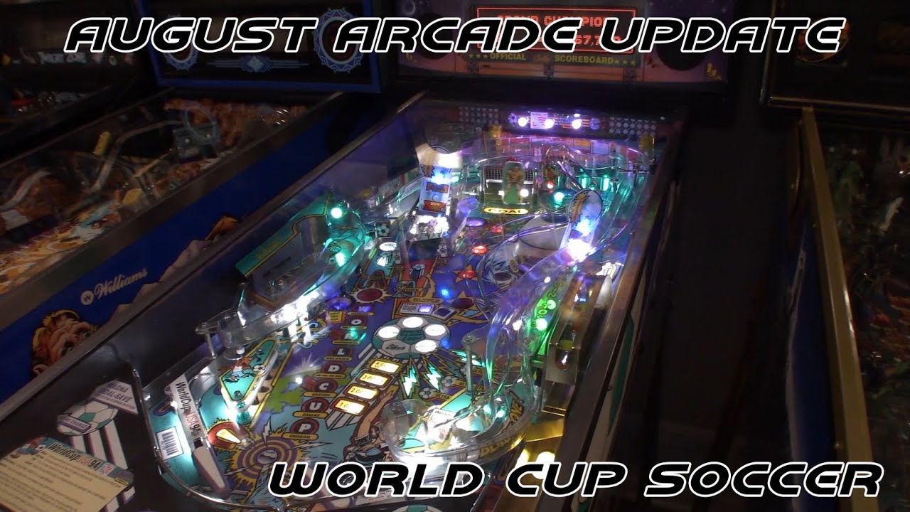 Arcade Crusade August Update: Bally World Cup Soccer Pinball
