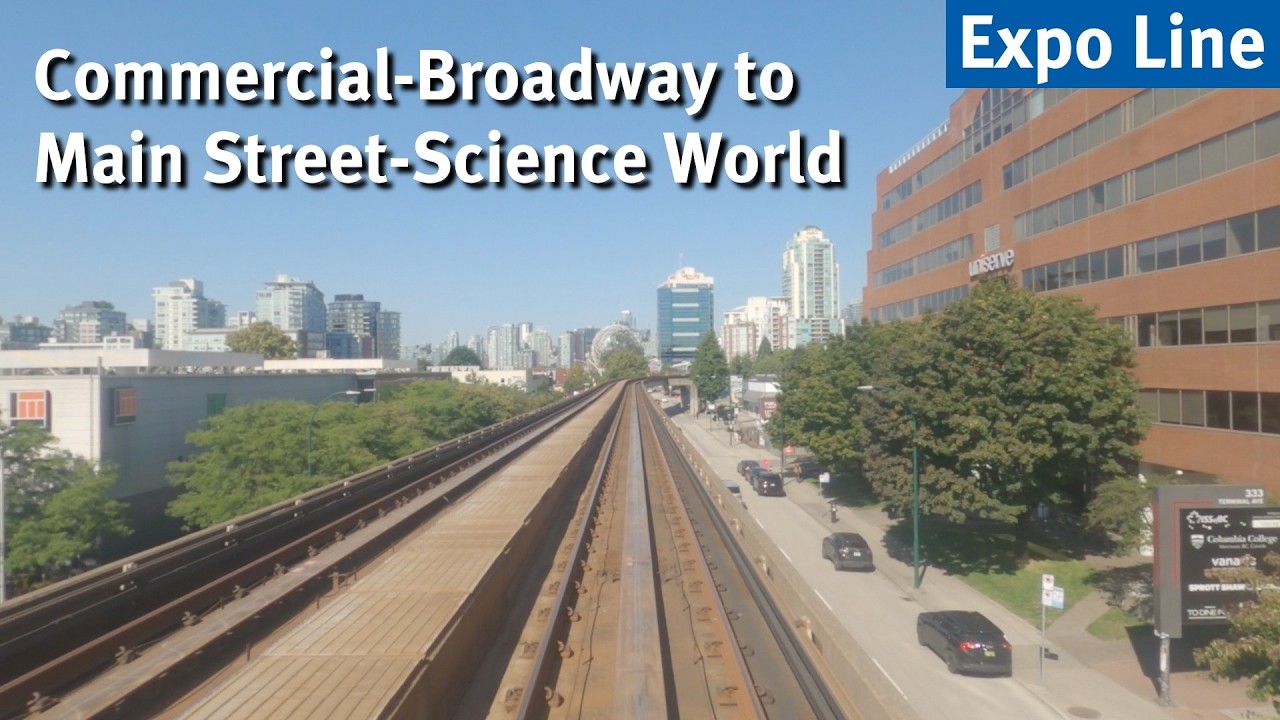 Vancouver SkyTrain - Broadway to Main Street [Expo Line] | Station-to-Station Ride