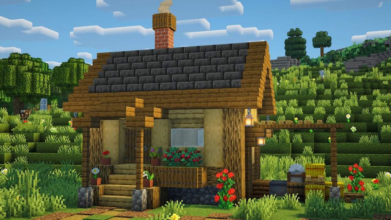 Simple Starter House That's Actually Beautiful | Minecraft