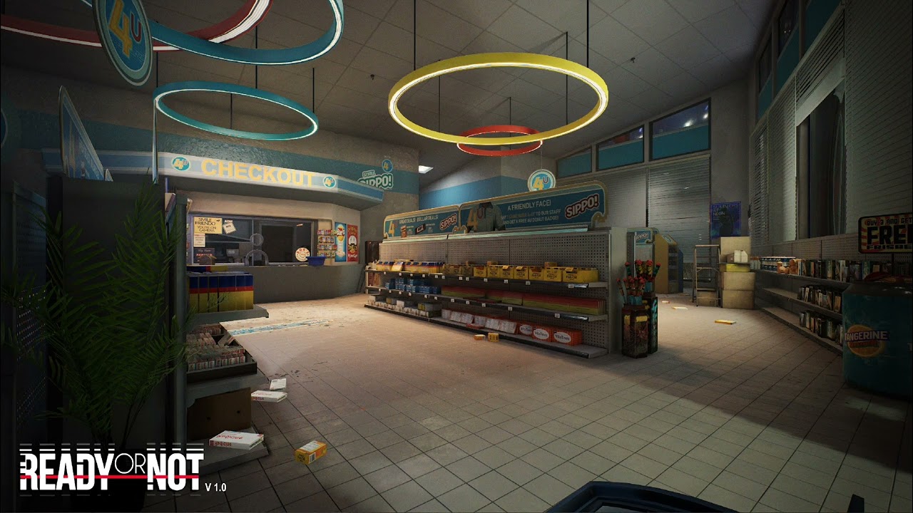 Ready or Not 1.0 - 4U Gas Station combat theme (Thank You, Come Again)