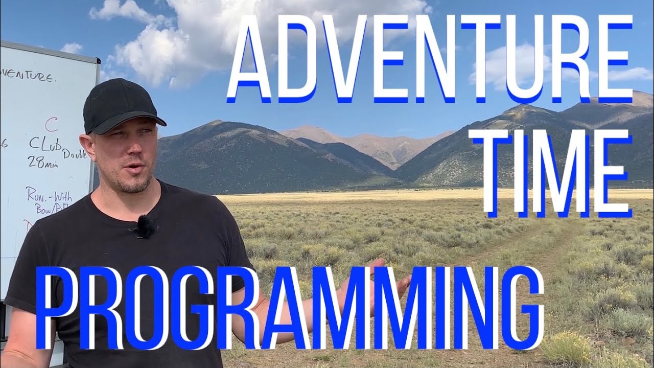 Adventure programming - training with gear that travels easily