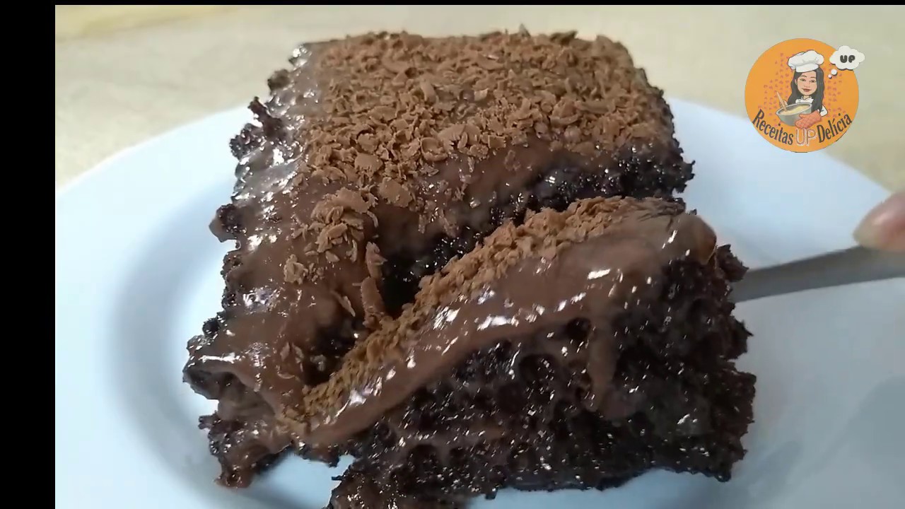 Bolo nega maluca  de Liquidificador