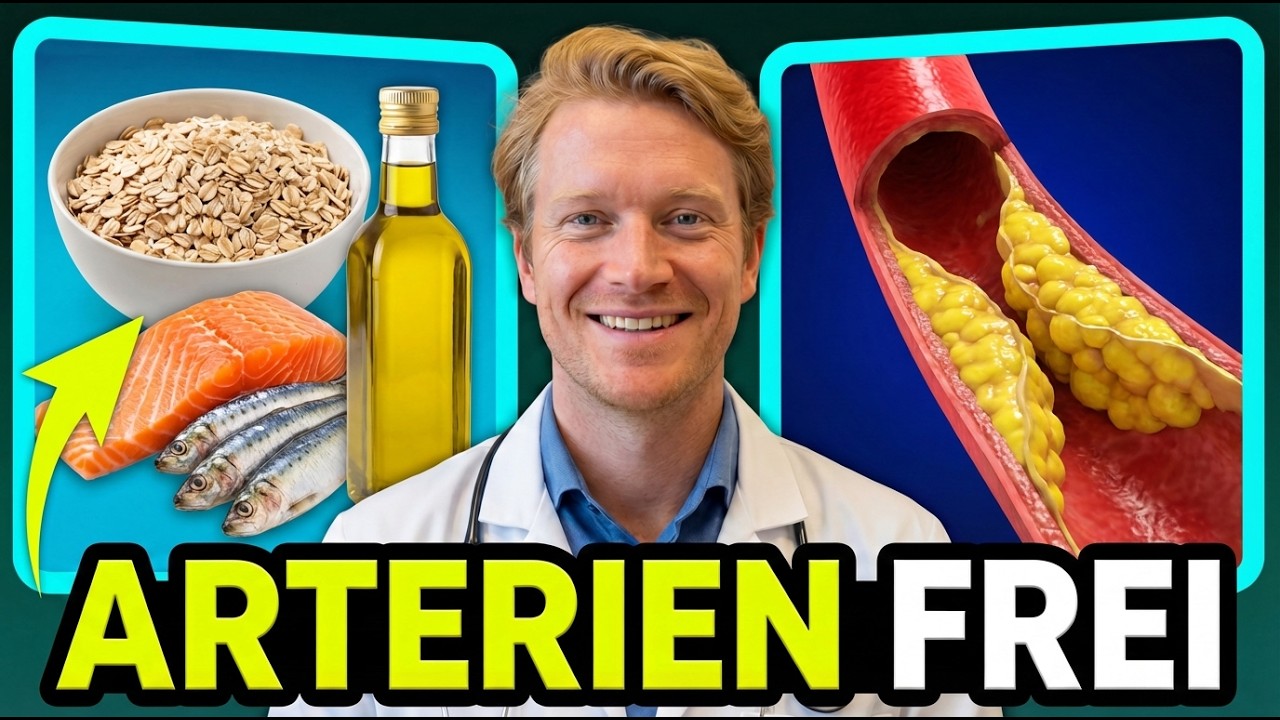 Diese 3 Lebensmittel ZERSTÖREN das Fett in deinen Blutgefäßen!