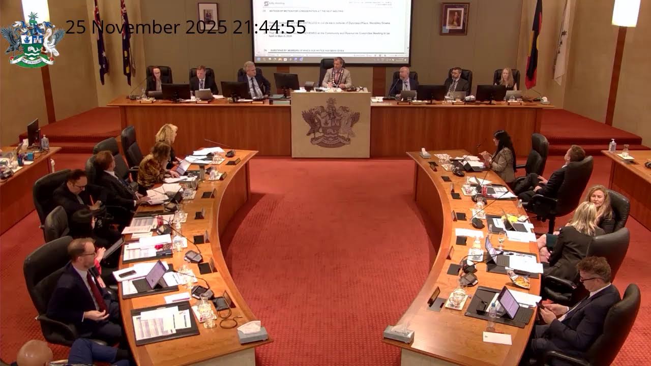 Council Meeting - 25 November 2025