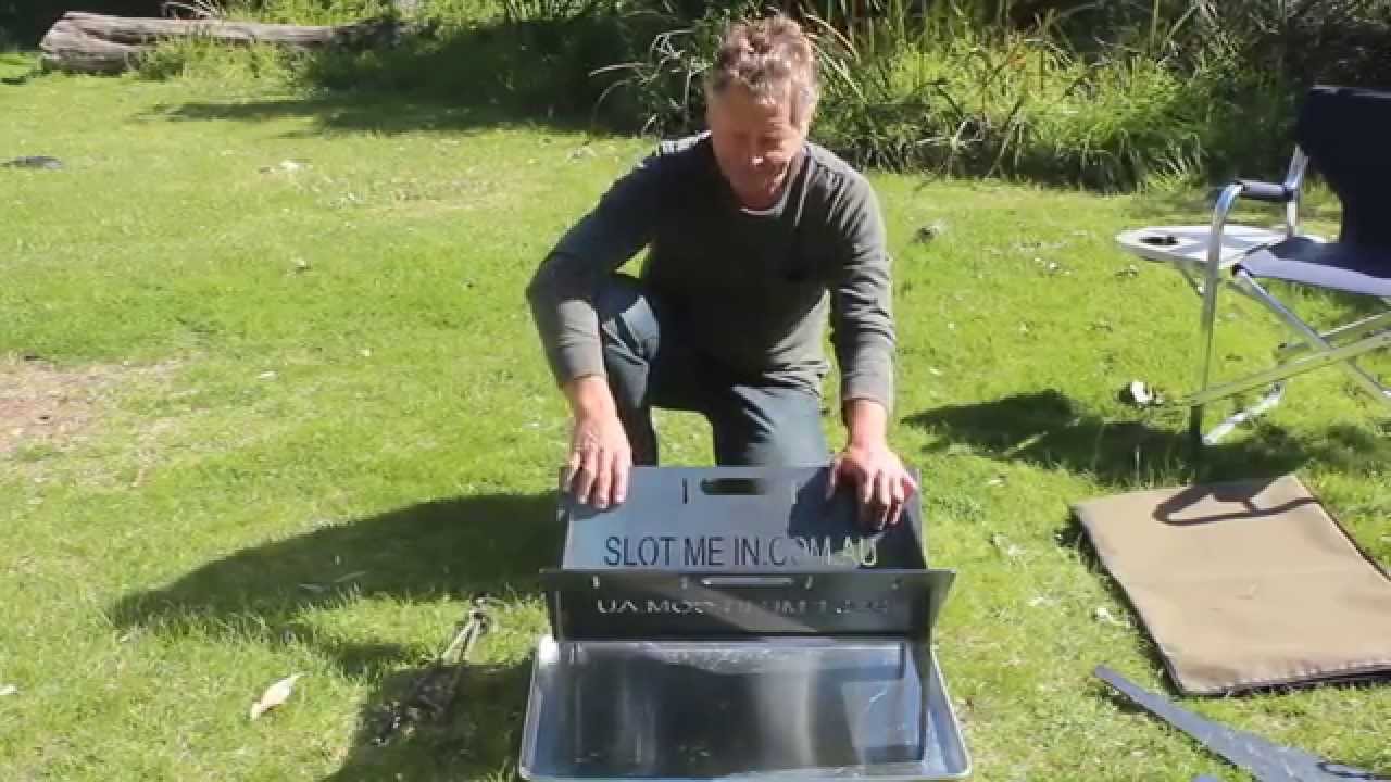 THE WEDGE Fire Pit Setup