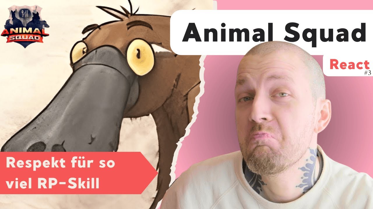Respekt vor so viel RP Skill von Beginn an - Hauke Reagiert auf Pen & Paper Animal Squad | Part 3