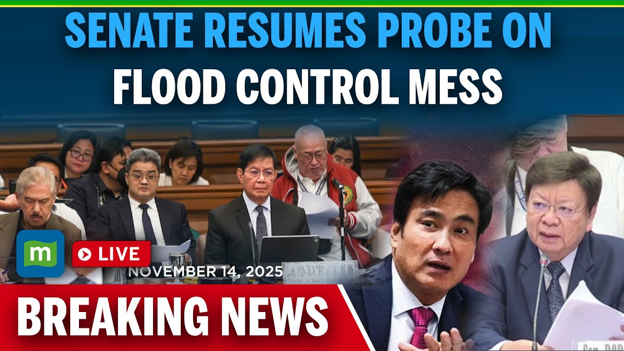 Philippines LIVE: Senate Blue Ribbon Committee Investigates Flood Control Projects | Manila | Live