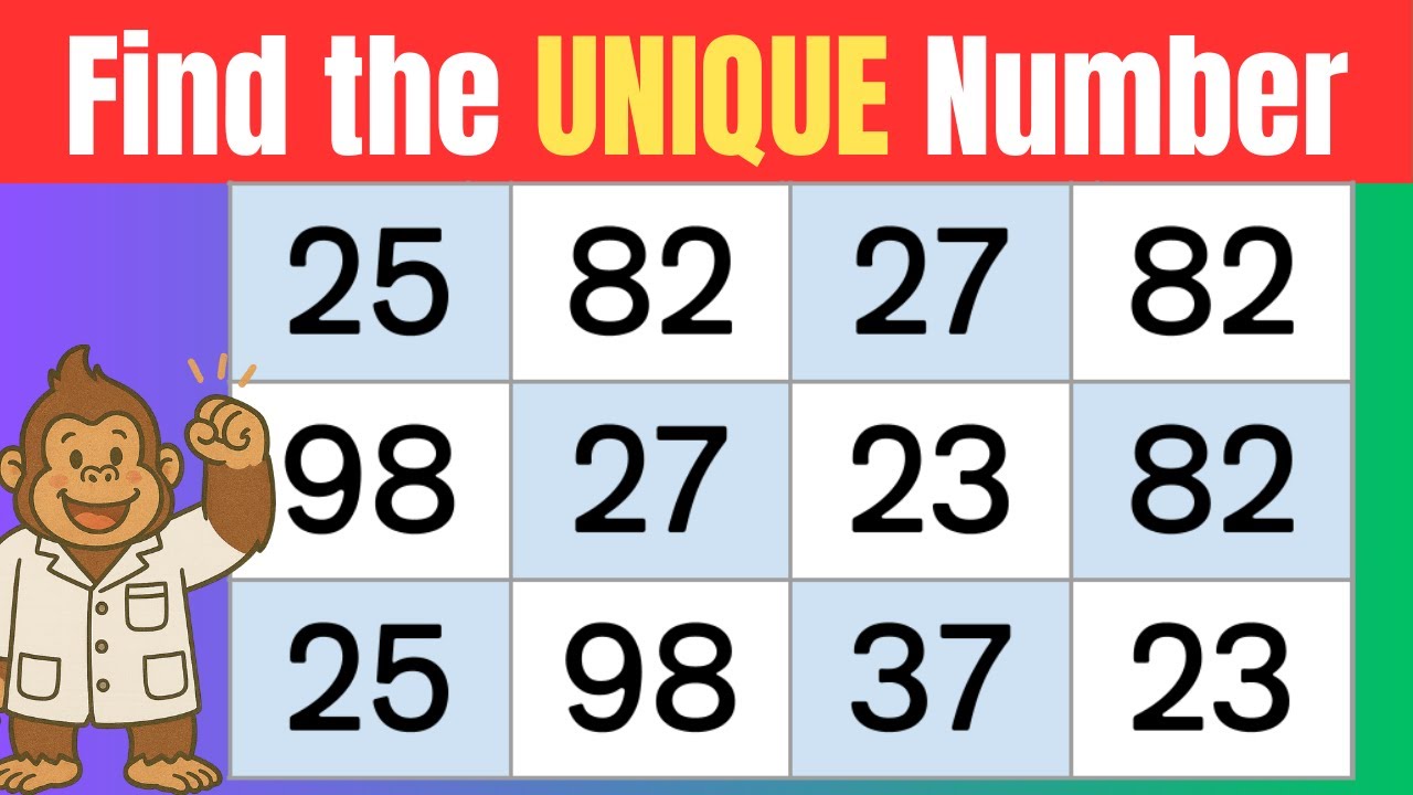 Brain Training for Focus: Daily Number Spotting Challenge