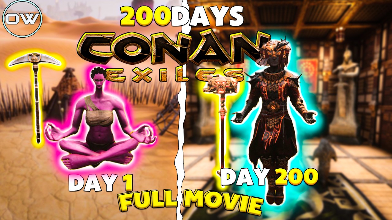 Tôi đã sinh tồn 200 ngày Conan Exiles...