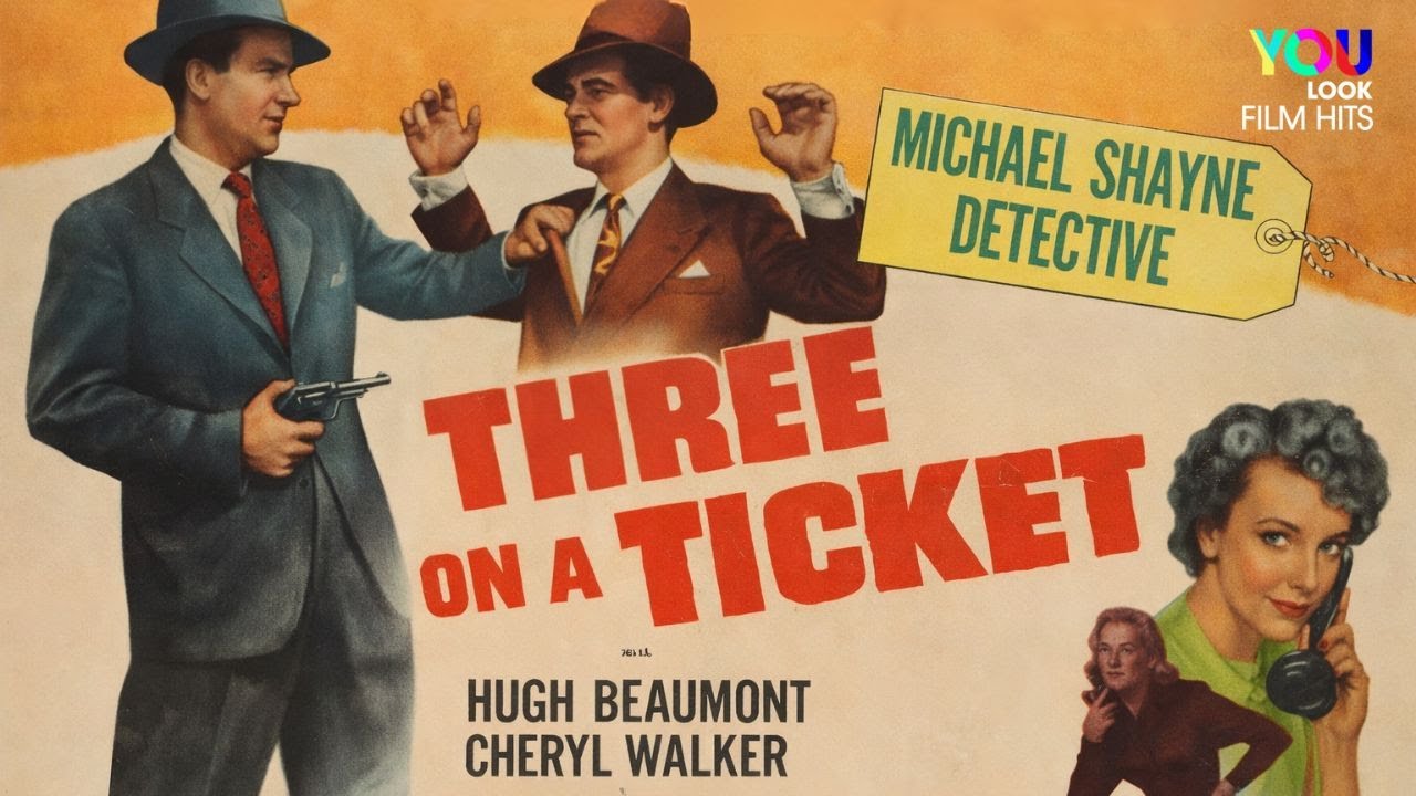 Three On A Ticket (1947) | Classic Film Noir Detective Mystery | Full Movie