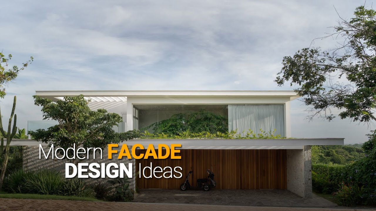 55 Facade Inspiration for Modern Homes | Sleek and Elegant Exteriors | Stylish Design Ideas