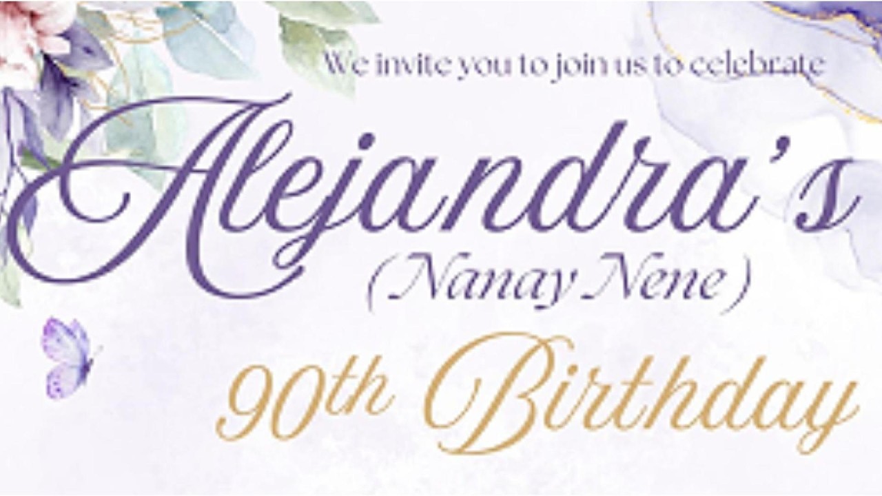 Nanay Nene 90th Birthday 030126