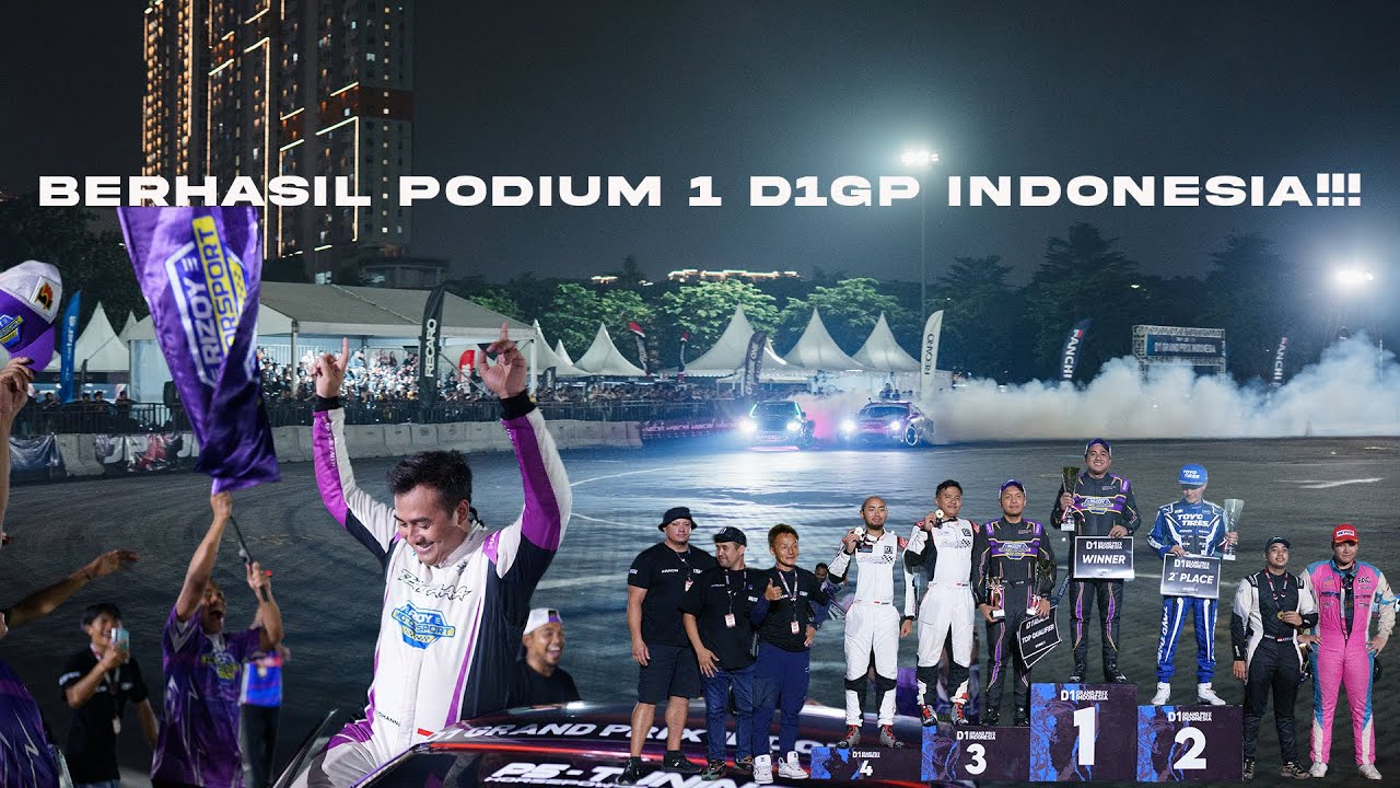 Rizqy Motorsport x AAA podium D1GP Indonesia