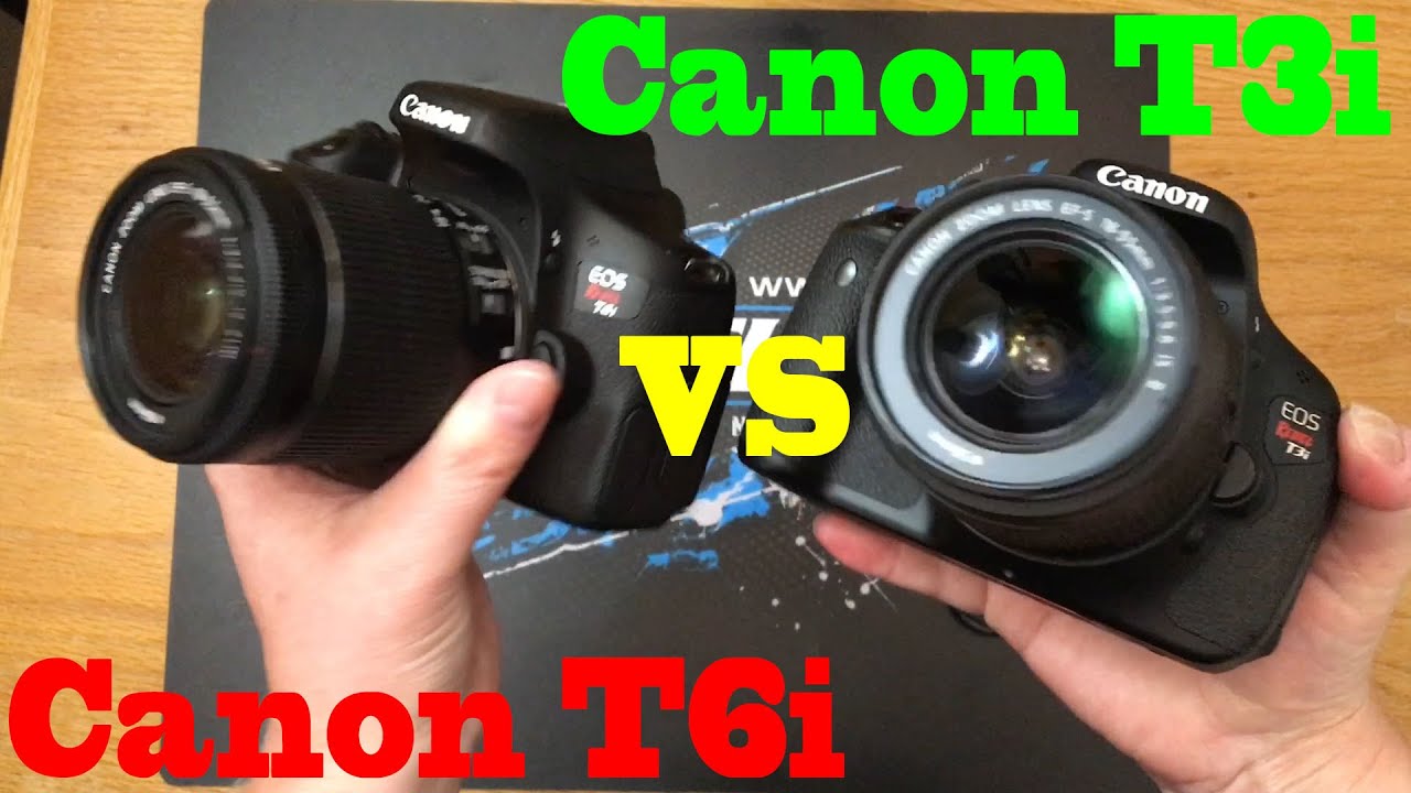 Canon T3i (600D) VS Canon T6i (750D)