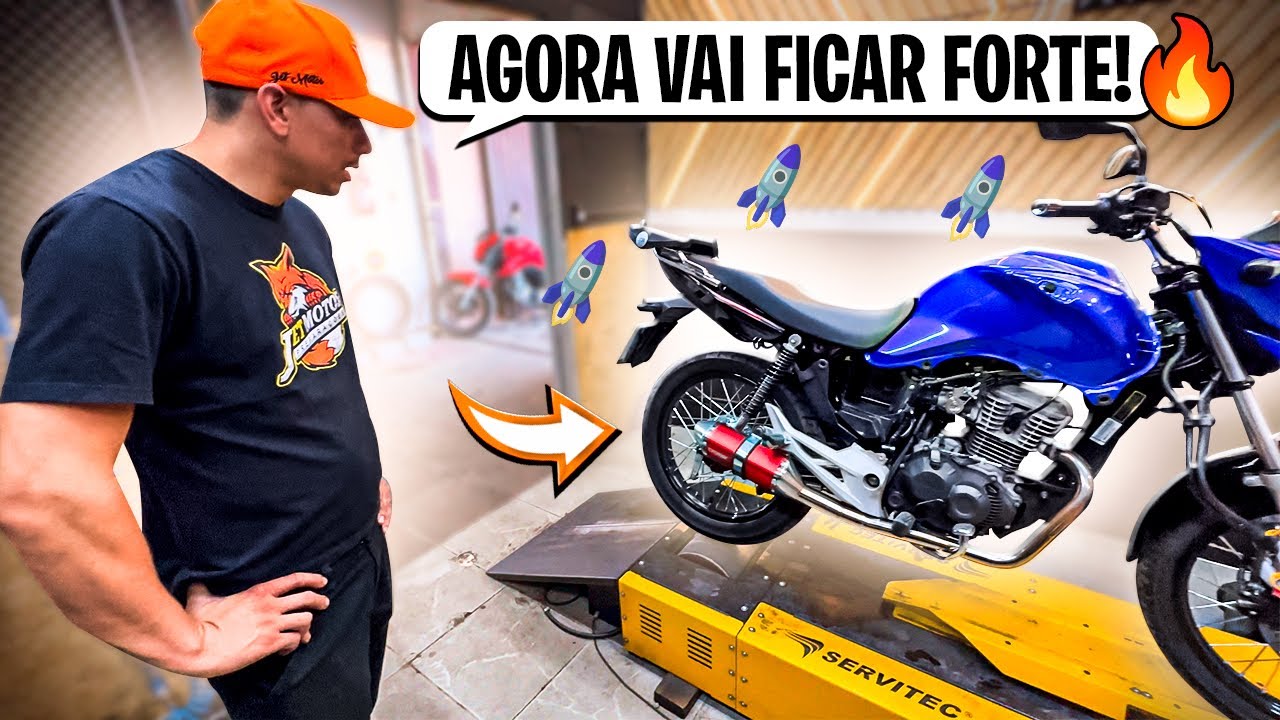 O MILAGRE DO PNEU QUE DEIXA A MOTO MAIS FORTE 😱