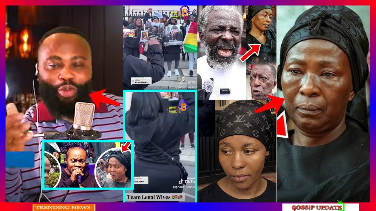 ASU! Oldboga Blast Team legal Wife In UK Demonstration Against Odo Broni & Fires Akosuah & Papa Shee